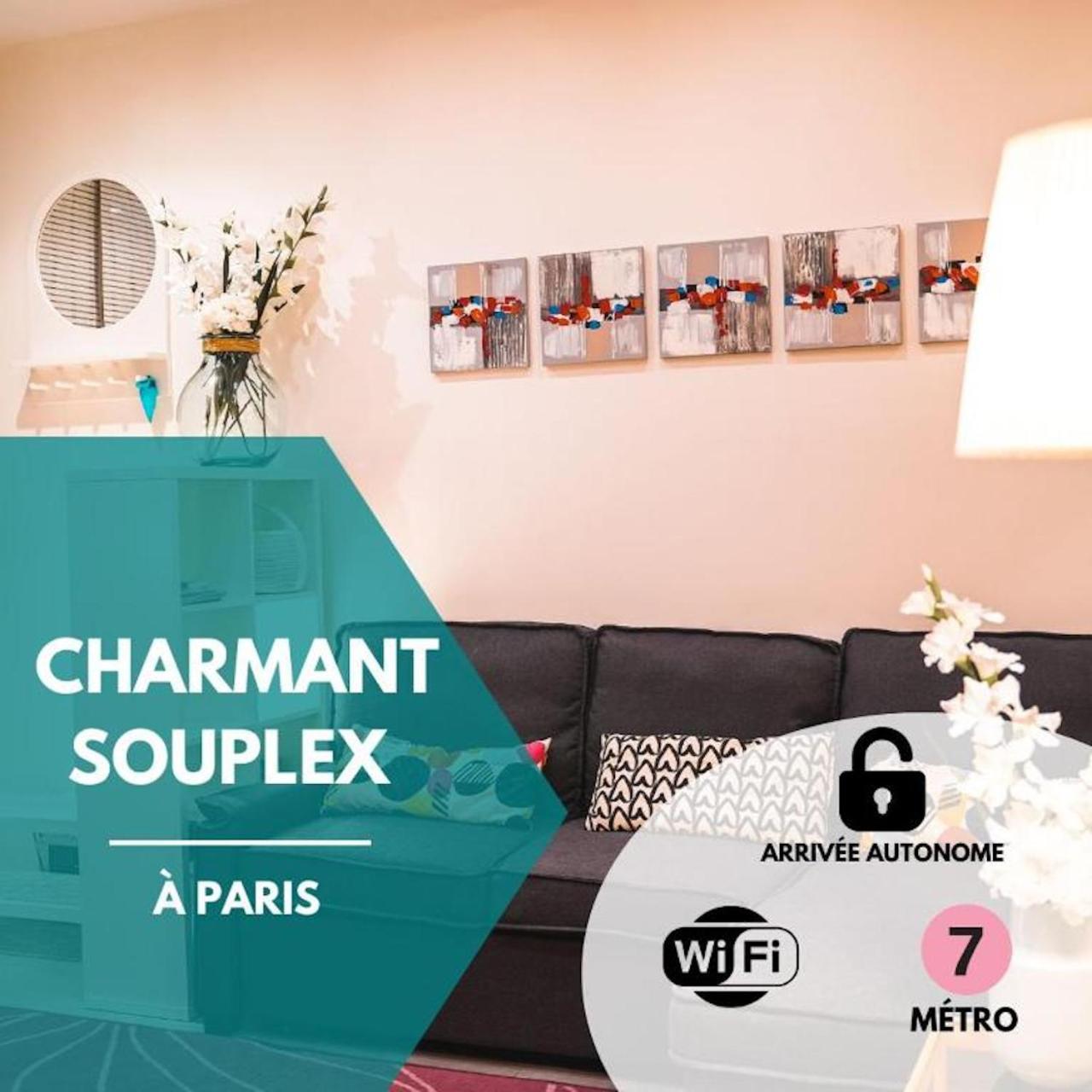 Charming Souplex In Paris Apartman Kültér fotó
